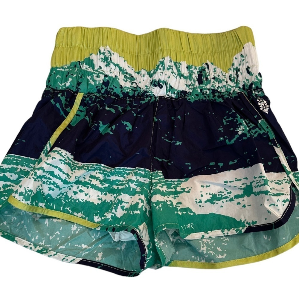 A Way Home Running Shorts Mountain Scene
